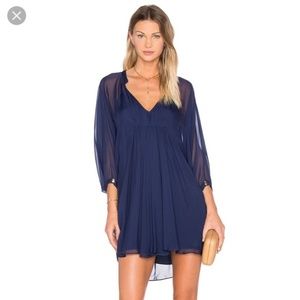 DVF Fleurette Dress in Midnight